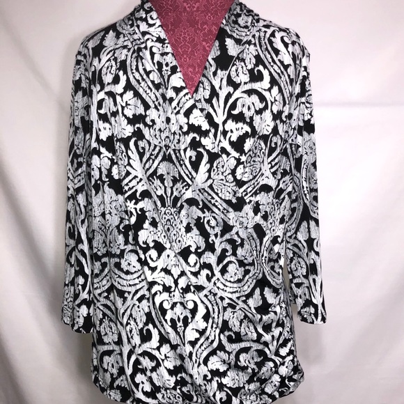 Dress Barn Tops - Dress Barn | Paisley Print Dressy Top